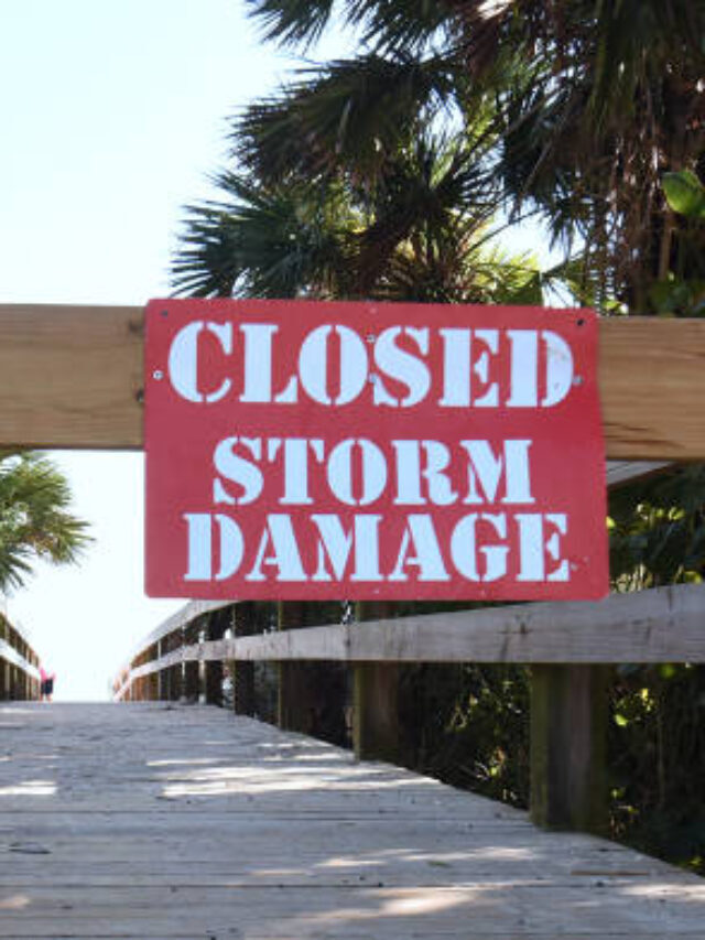 Damage caused by Hurricane Nicole